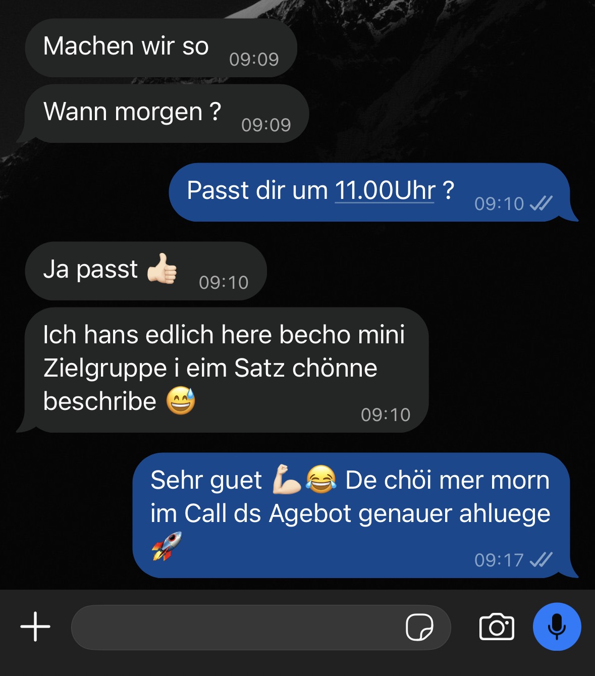 WhatsApp-Rückmeldung: Die Zielgruppe wird klar